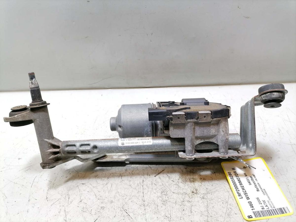 VW Golf Plus original Wischermotor rechts mit Wischergest&auml;nge Bj.2005